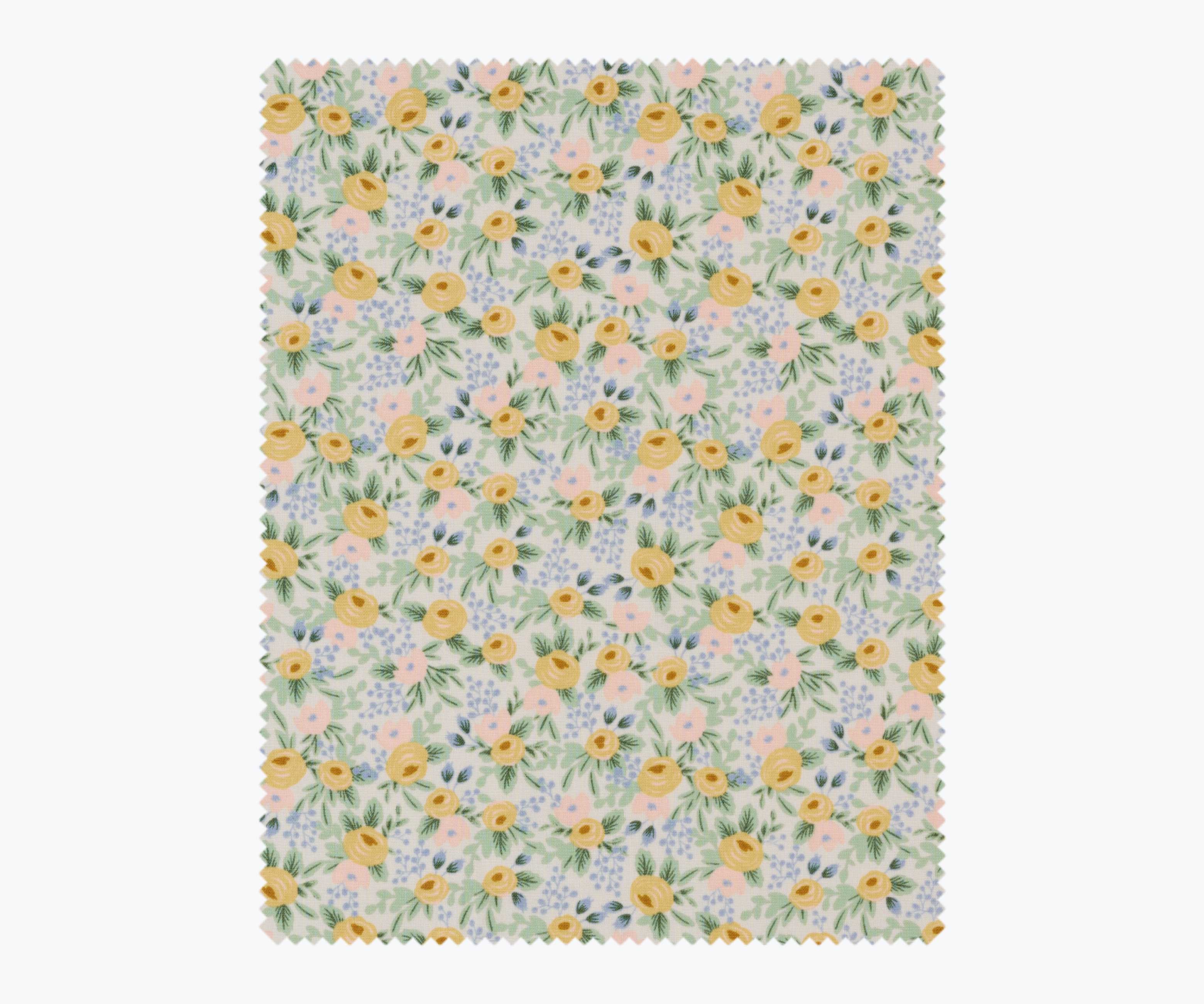 Rosa Cotton Fabric - Cream